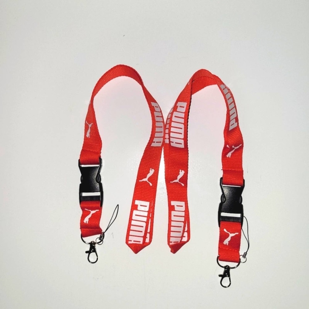 2 Puma Red logo Lanyards
